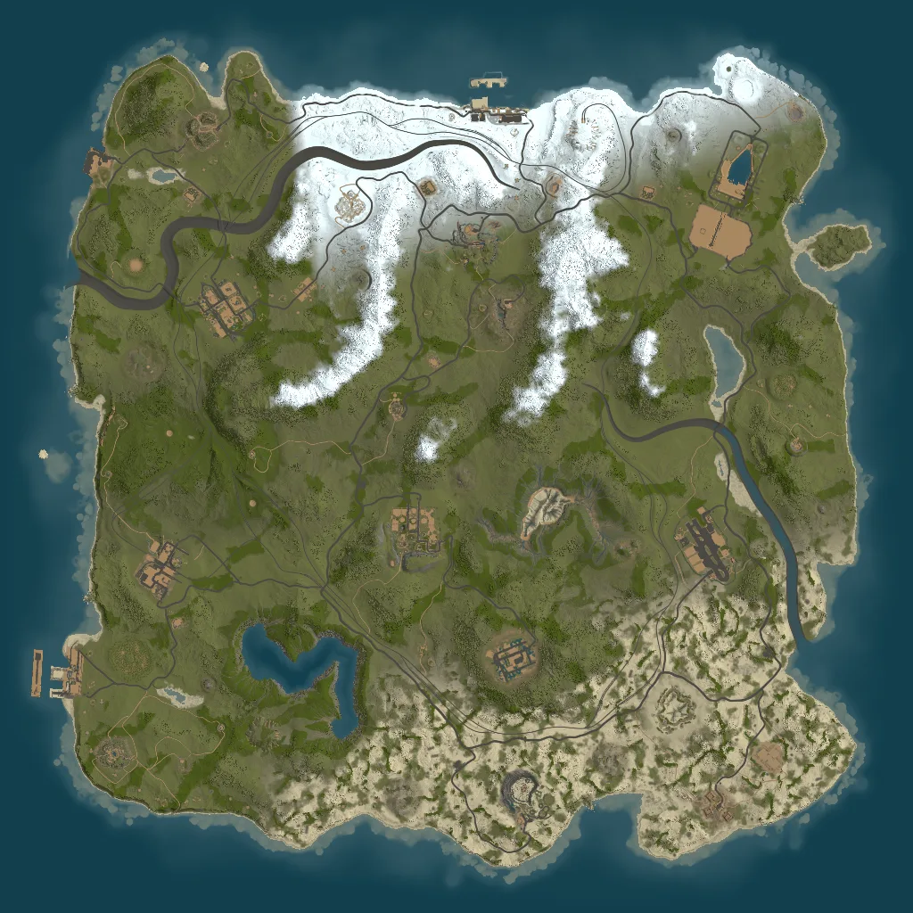 Rust map for [ES/EU] WARLAND PVE  | MINI | RAIDS | RP| EVENTOS | 04/06